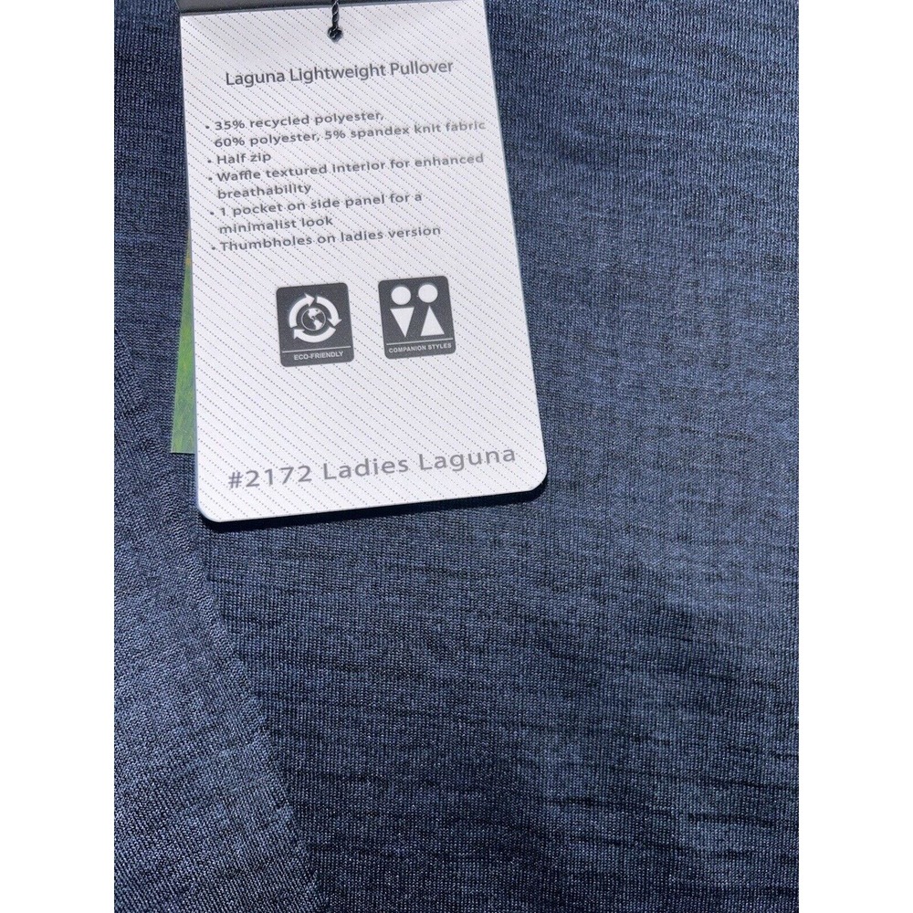 Fossa Apparel Laguna #2172 Long Sleeve 1/4 ZIP PULLOVER Golf Running Women Med - Picture 2 of 7